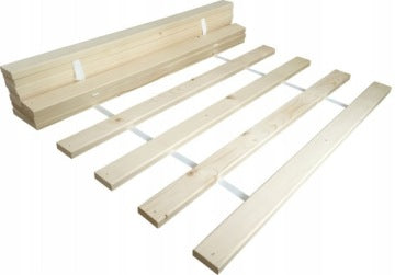 Roll-Up Wooden Bed Slat Base 160 x 200 cm