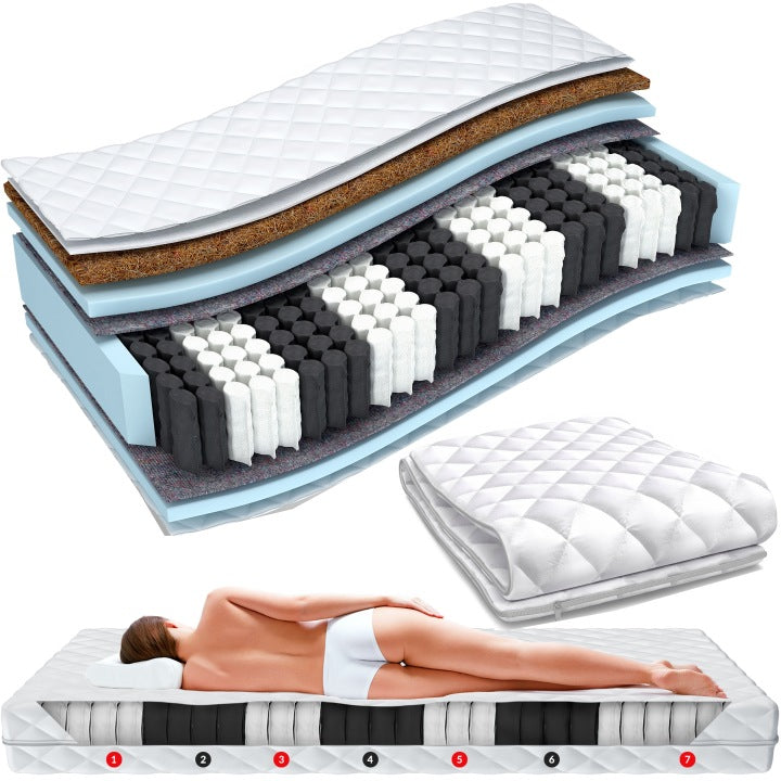 Natural Max 180 x 200 cm Coconut H3/H4 Ventilated Mattress